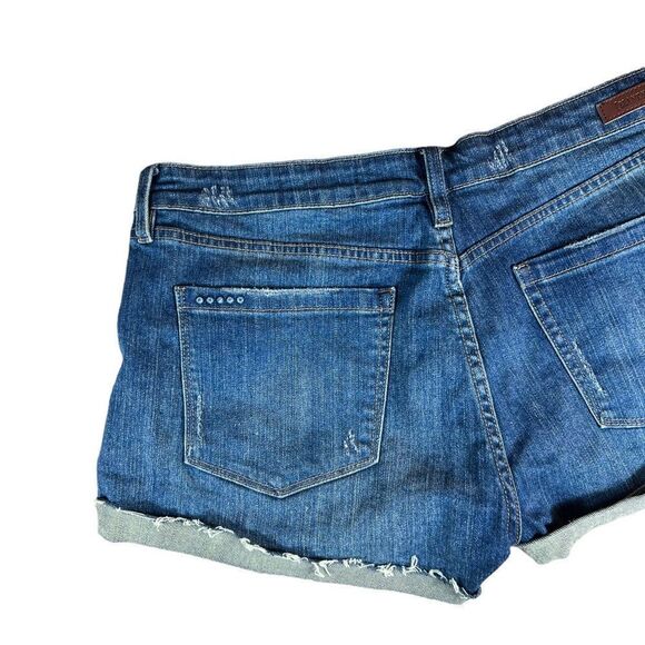 BlankNYC The Fulton Distressed Denim Shorts - Picture 6 of 7